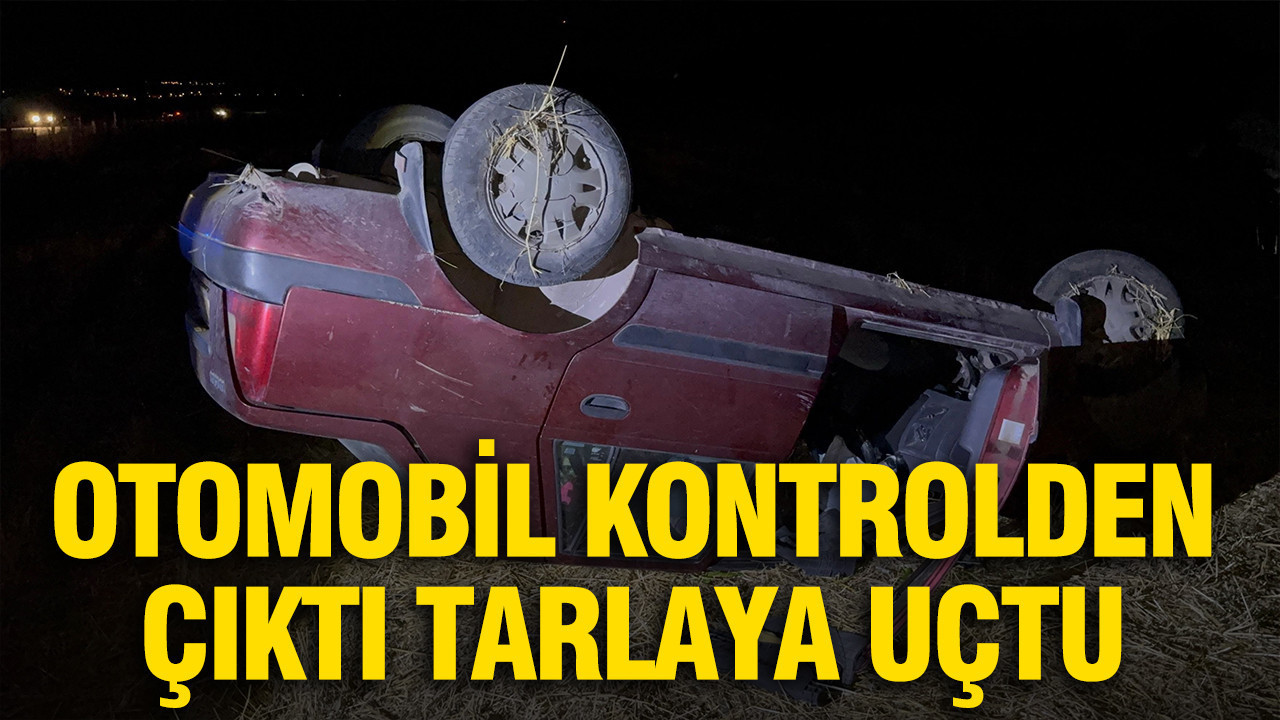 Yaban hayvanından kaçarken takla attı: Tarlaya savruldu Haber gorseli